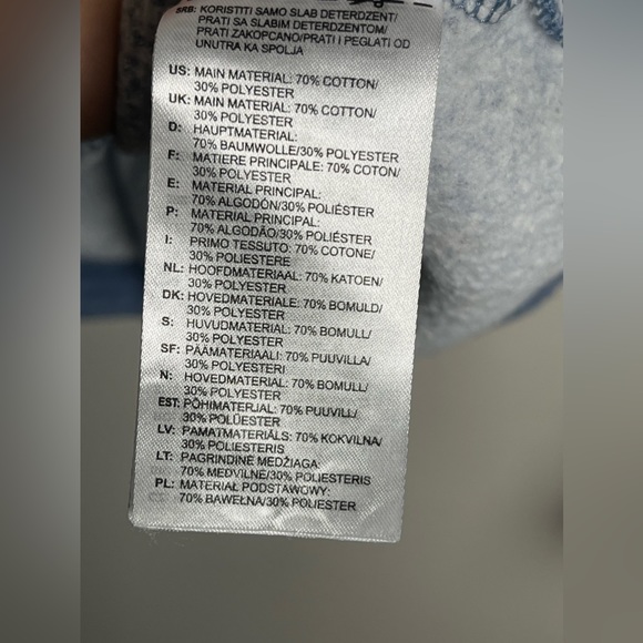 Adidas Women's Essentials Blue 3-Stripes Half-Zip Track Jacket Size Medium - Picture 9 of 9